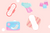 paquet-de-serviettes-hygieniques-avec-differentes-formes